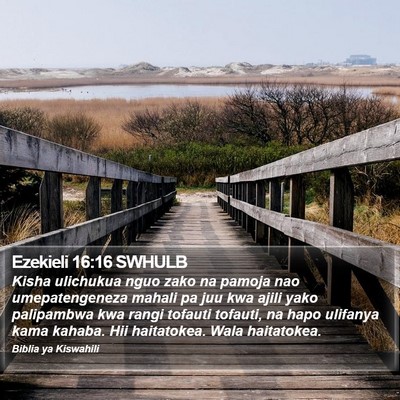 Ezekieli 16:16 SWHULB Bible Verse Image