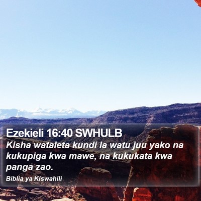 Ezekieli 16:40 SWHULB Bible Verse Image