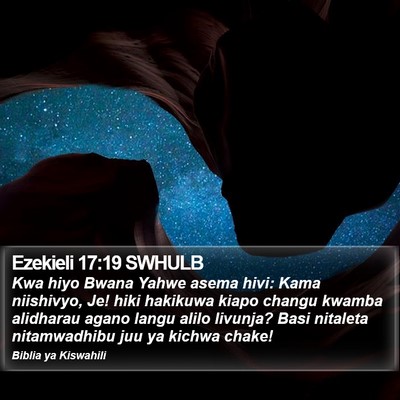 Ezekieli 17:19 SWHULB Bible Verse Image