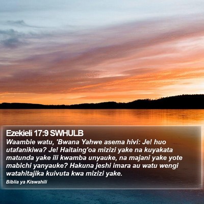 Ezekieli 17:9 SWHULB Bible Verse Image