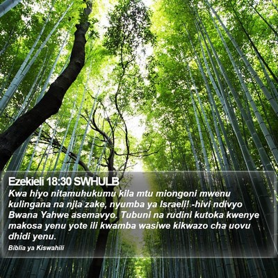 Ezekieli 18:30 SWHULB Bible Verse Image