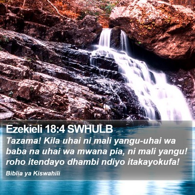 Ezekieli 18:4 SWHULB Bible Verse Image