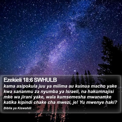 Ezekieli 18:6 SWHULB Bible Verse Image