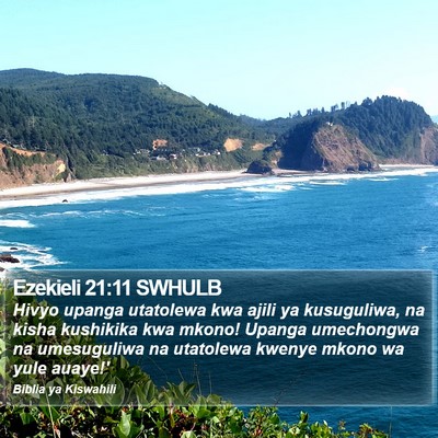 Ezekieli 21:11 SWHULB Bible Verse Image