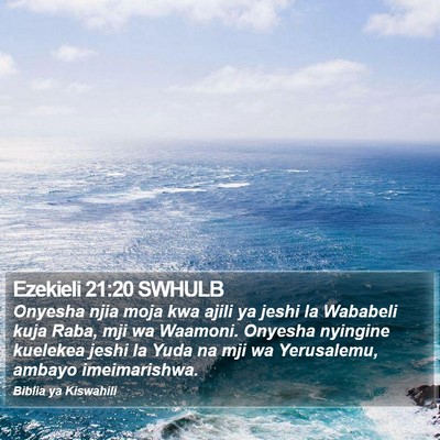 Ezekieli 21:20 SWHULB Bible Verse Image