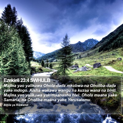 Ezekieli 23:4 SWHULB Bible Verse Image