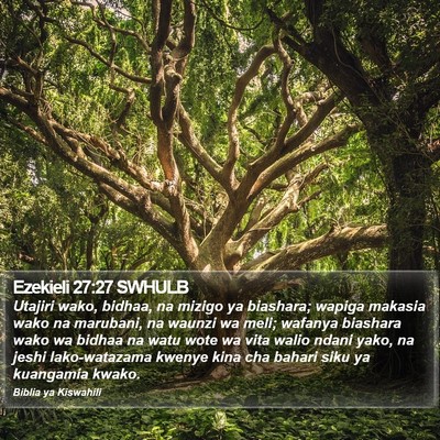 Ezekieli 27:27 SWHULB Bible Verse Image