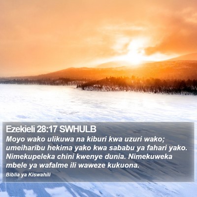 Ezekieli 28:17 SWHULB Bible Verse Image