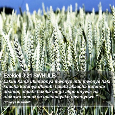 Ezekieli 3:21 SWHULB Bible Verse Image