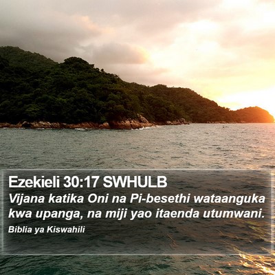 Ezekieli 30:17 SWHULB Bible Verse Image