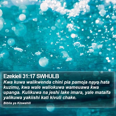 Ezekieli 31:17 SWHULB Bible Verse Image