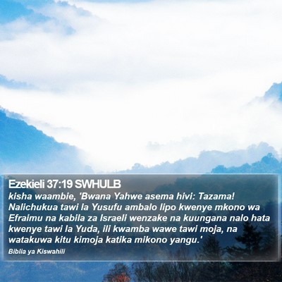 Ezekieli 37:19 SWHULB Bible Verse Image