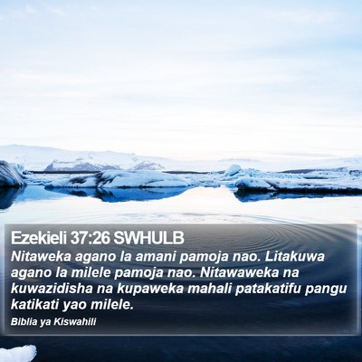 Ezekieli 37:26 SWHULB Bible Verse Image