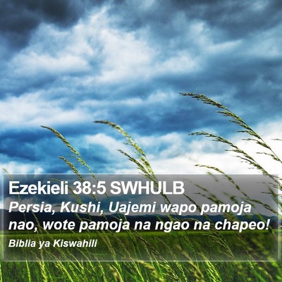 Ezekieli 38:5 SWHULB Bible Verse Image