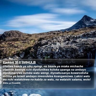 Ezekieli 38:8 SWHULB Bible Verse Image