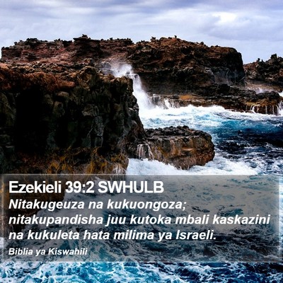 Ezekieli 39:2 SWHULB Bible Verse Image
