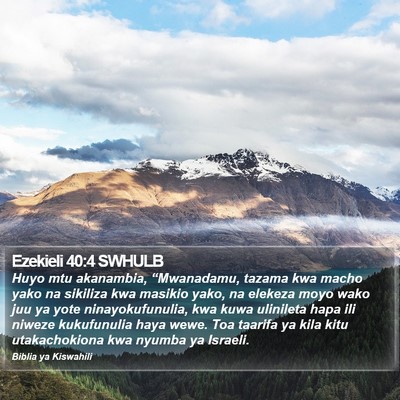 Ezekieli 40:4 SWHULB Bible Verse Image