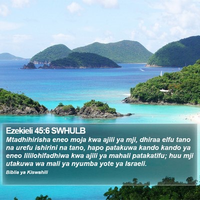 Ezekieli 45:6 SWHULB Bible Verse Image