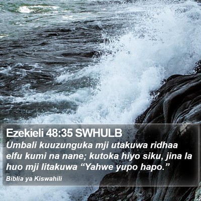 Ezekieli 48:35 SWHULB Bible Verse Image
