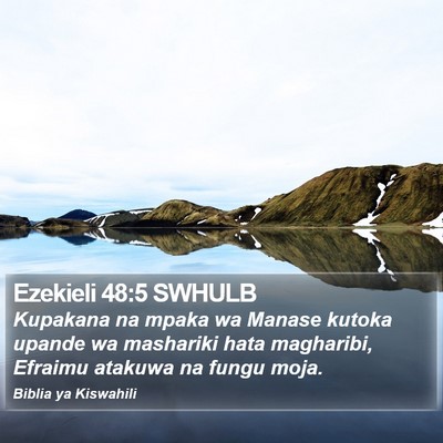 Ezekieli 48:5 SWHULB Bible Verse Image