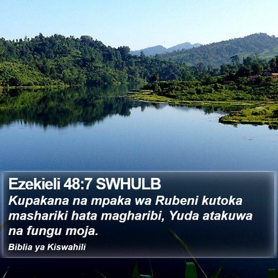 Ezekieli 48:7 SWHULB Bible Verse Image