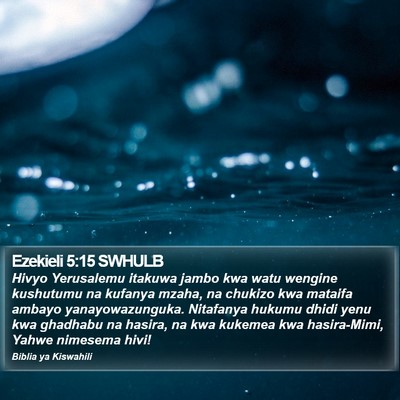 Ezekieli 5:15 SWHULB Bible Verse Image