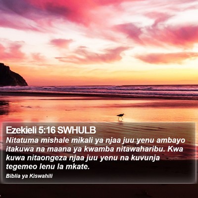 Ezekieli 5:16 SWHULB Bible Verse Image