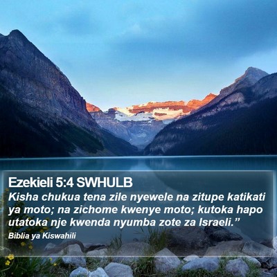 Ezekieli 5:4 SWHULB Bible Verse Image