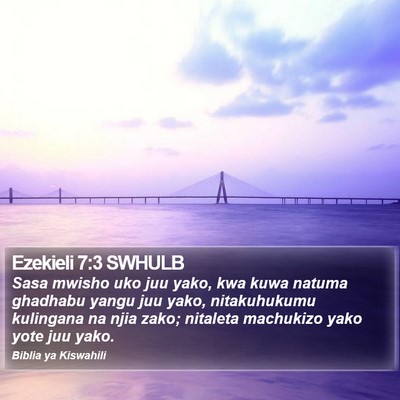 Ezekieli 7:3 SWHULB Bible Verse Image