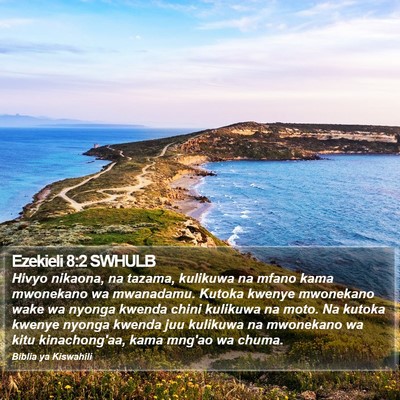 Ezekieli 8:2 SWHULB Bible Verse Image