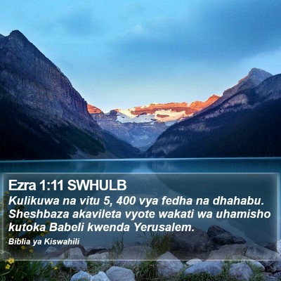 Ezra 1:11 SWHULB Bible Verse Image