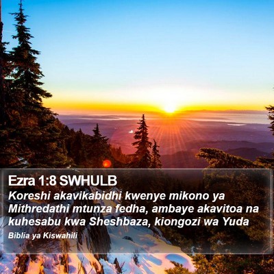 Ezra 1:8 SWHULB Bible Verse Image