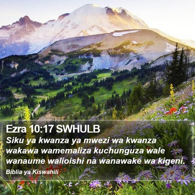 Ezra 10:17 SWHULB Bible Verse Image