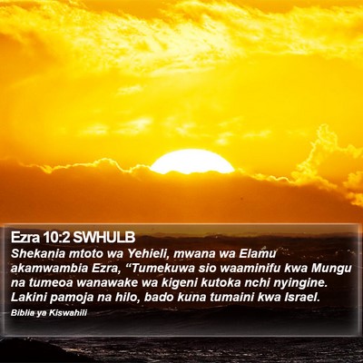 Ezra 10:2 SWHULB Bible Verse Image