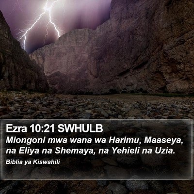 Ezra 10:21 SWHULB Bible Verse Image