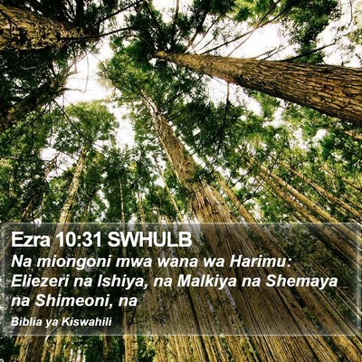 Ezra 10:31 SWHULB Bible Verse Image