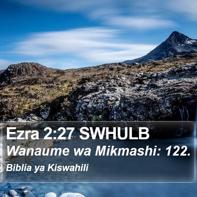 Ezra 2:27 SWHULB Bible Verse Image