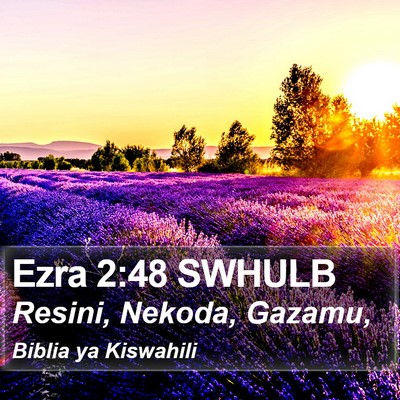 Ezra 2:48 SWHULB Bible Verse Image
