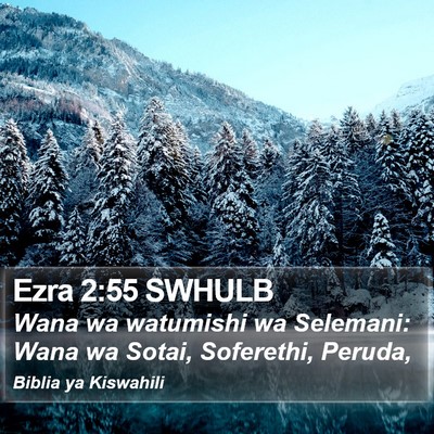 Ezra 2:55 SWHULB Bible Verse Image