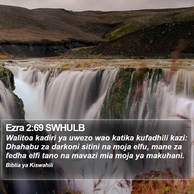 Ezra 2:69 SWHULB Bible Verse Image