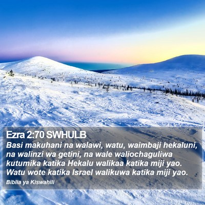 Ezra 2:70 SWHULB Bible Verse Image