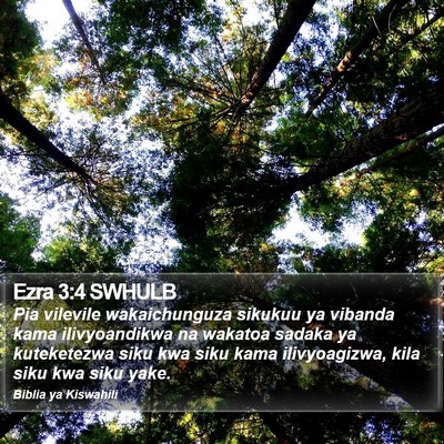 Ezra 3:4 SWHULB Bible Verse Image