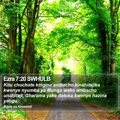 Ezra 7:20 SWHULB Bible Verse Image