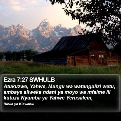 Ezra 7:27 SWHULB Bible Verse Image