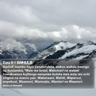 Ezra 9:1 SWHULB Bible Verse Image