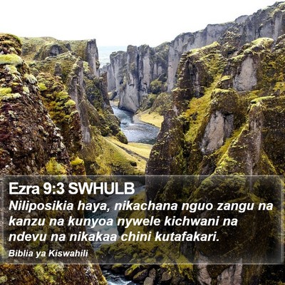 Ezra 9:3 SWHULB Bible Verse Image