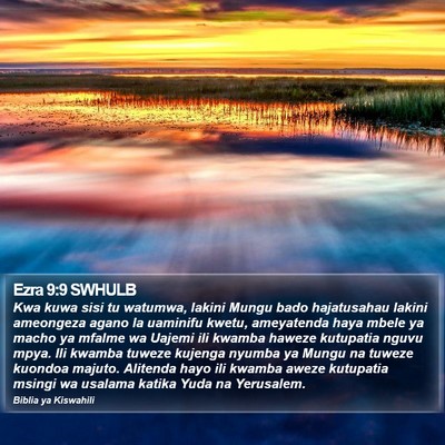Ezra 9:9 SWHULB Bible Verse Image