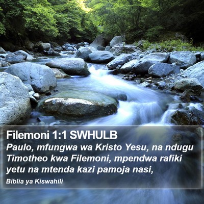 Filemoni 1:1 SWHULB Bible Verse Image