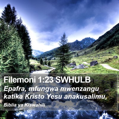 Filemoni 1:23 SWHULB Bible Verse Image