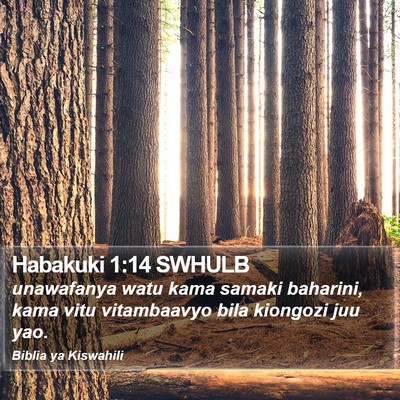 Habakuki 1:14 SWHULB Bible Verse Image
